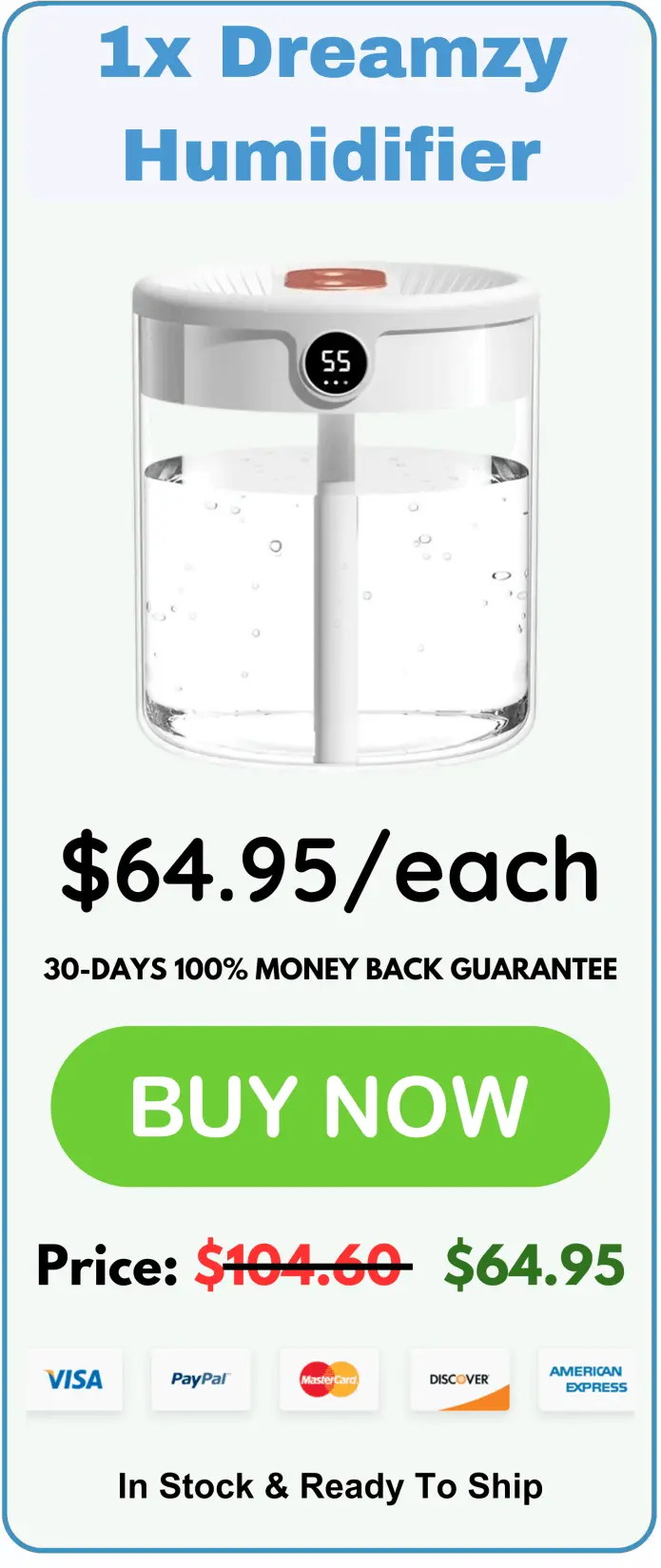 Dreamzy Humidifier Price